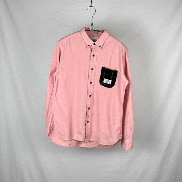 Harris Tweed 핑크 컬러 셔츠 