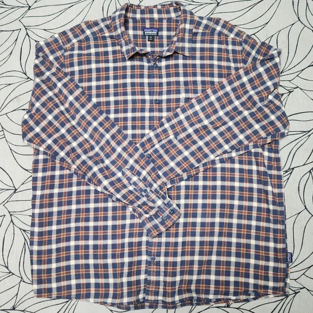 파타고니아 타탄 오가닉코튼셔츠 110