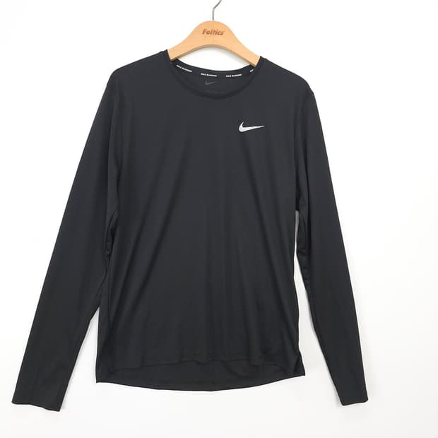 남성 나이키 NIKE 러닝 드라이핏 롱슬리브 기능성 티셔츠 M