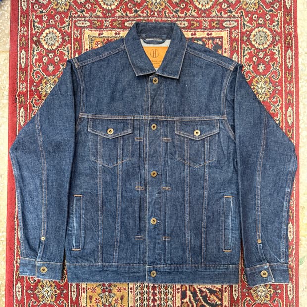 재팬 블루 진스 셀비지 데님 트러커 자켓 [ 40 ]