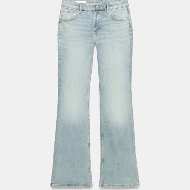 자라 zara TRF 부츠컷 로우라이즈 청바지 38