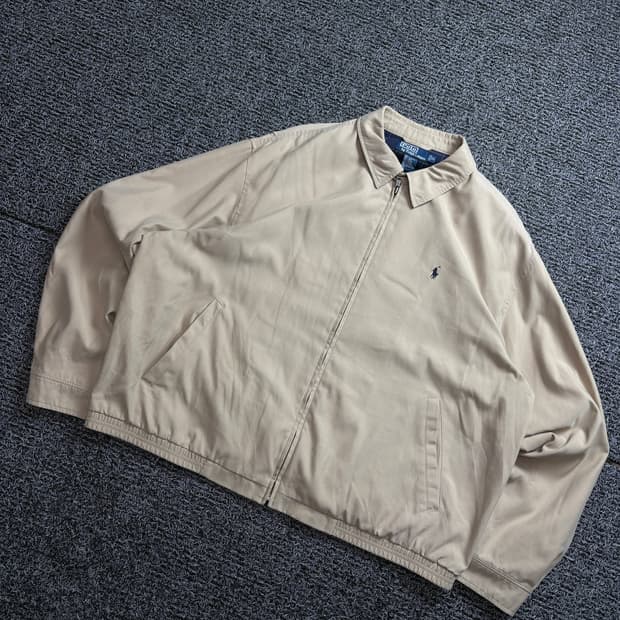 폴로 랄프로렌 신형 포니 로고 바이 스윙 자켓 베이지 2237