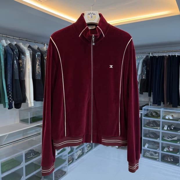 [리오브] 셀린느 트리오페 벨루어 트랙 벨벳 집업