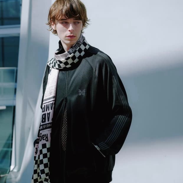 니들스 x LHP 트랙 팬츠 폴리 스무스 블랙