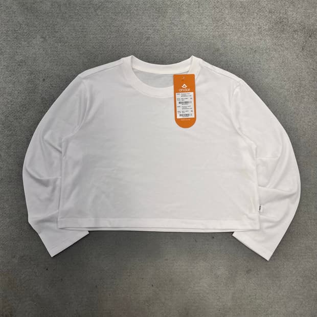 XS 안다르 긴팔 크롭티