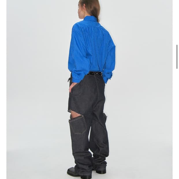 플리즈프로젝트 사이드컷 데님