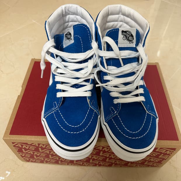 반스 스케이트 하이탑 스니커즈 블루 (240)  