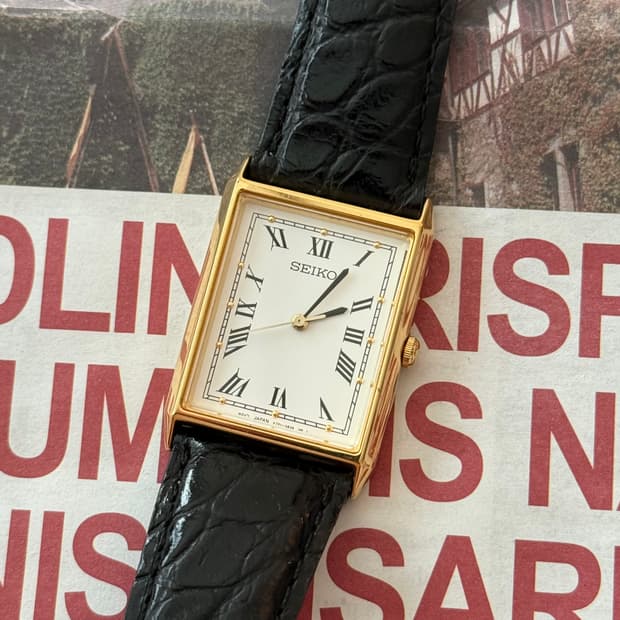 Seiko 세이코 Square 쿼츠 탱크