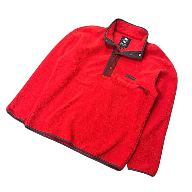 컬럼비아 플리스 풀오버 스냅티 (XL) 신칠라