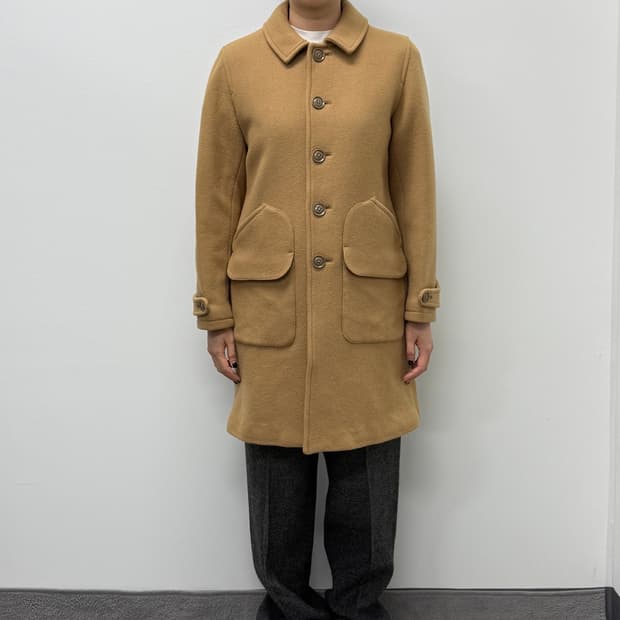 Beams Boy flap pocket coat