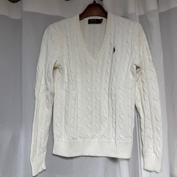 폴로 꽈배기니트