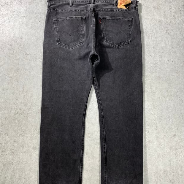 [42] Levi's 501 리바이스 빅 사이즈 흑청 데님팬츠