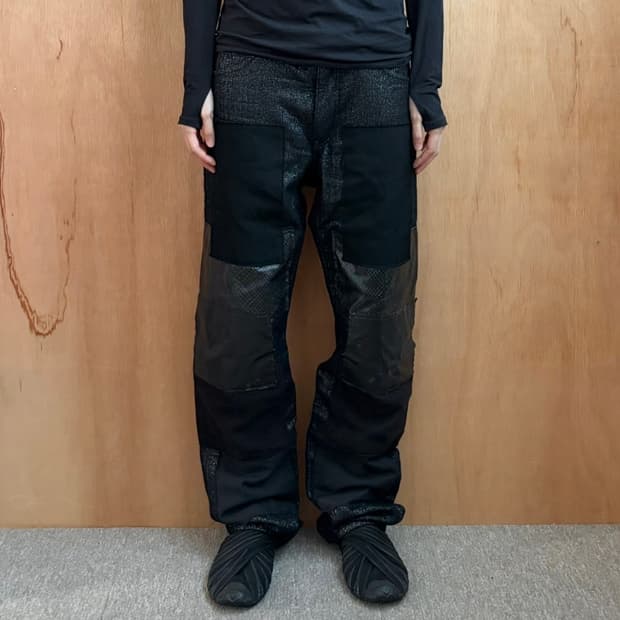 꼼데가르송 옴므플러스 패치워크 팬츠