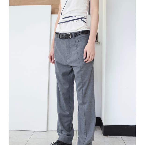ulika Sanctus DOUBLE POCKET WOOL TROUSER