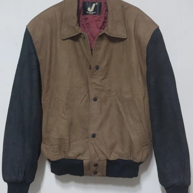 미스터 준코 가죽 스웨이드 바시티