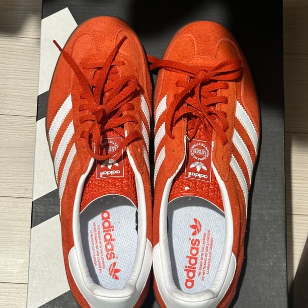 새상품) 아디다스 가젤 인도어 볼드 오렌지 클라우드 화이트 280