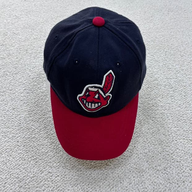 F MLB 와후 추장 로고 빈티지 볼캡 0528Y