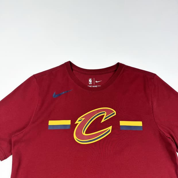 나이키 nba 클리블랜드 버건디 반팔티 (S)