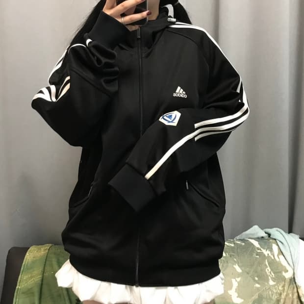 아디다스 트레이닝 후드 져지 110