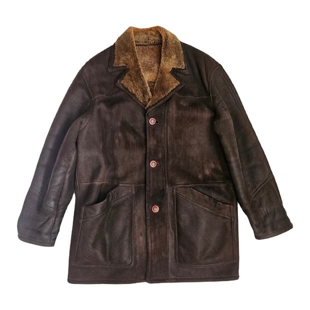 SORDOPA 빈티지 양가죽 무스탕 L