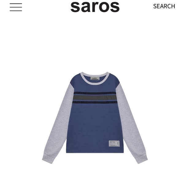 saros cotton sleeved vintage blue(1)