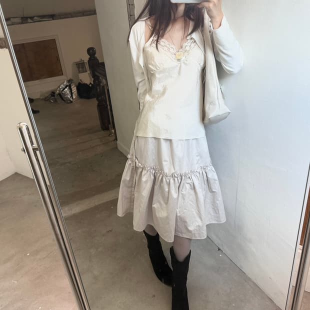 빈티지 lace sleeveless 레이스 슬리브리스