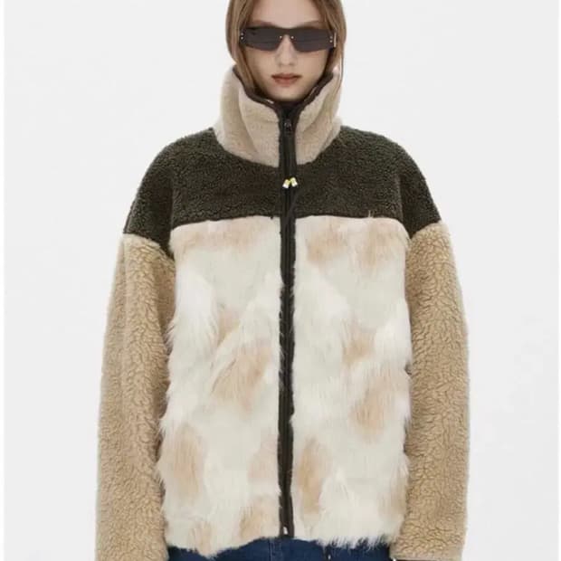 오픈와이와이 퍼 후리스 자켓