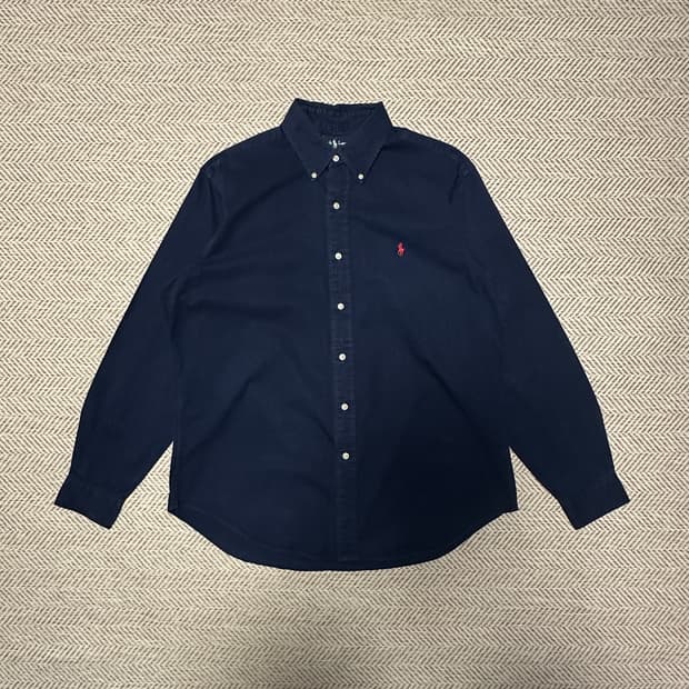 POLO RALPH LAUREN oxford shirt navy