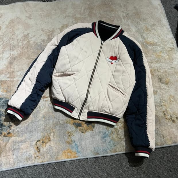 산드로 리버서블 봄버 자켓