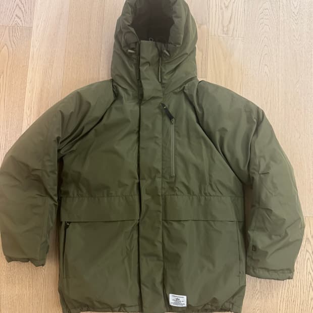 알파인더스트리 나일론 래글런 패딩 카키