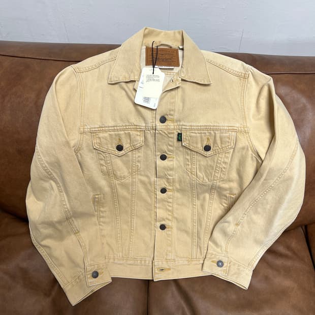 [100] 리바이스 3세대 데님 자켓 옐로우 베이지