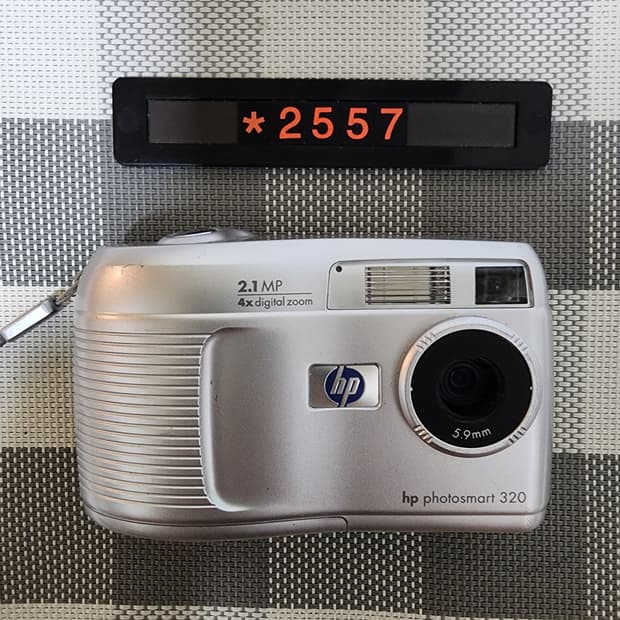 hp 포토스마트 320 디지털카메라 AA건전지 사용