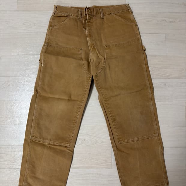 칼하트 80s 더블니 62w 38x30 브라운