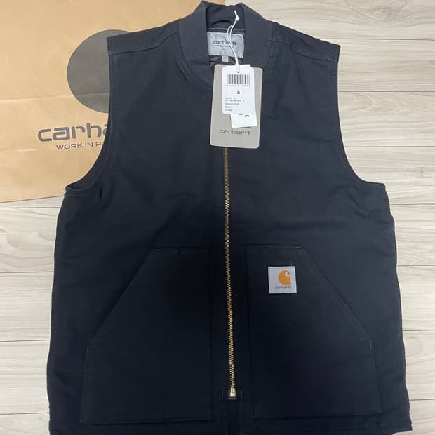 칼하트윕 클래식 베스트 블랙 S