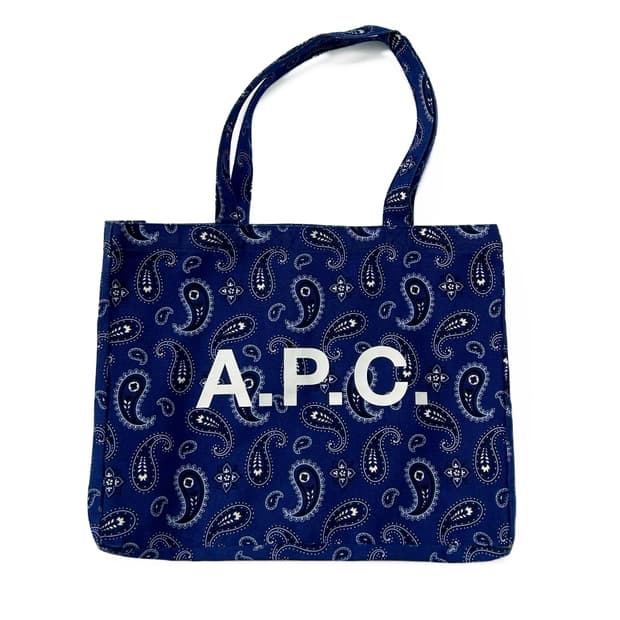 (Os) apc 아페쎄 페이즐리 토트백