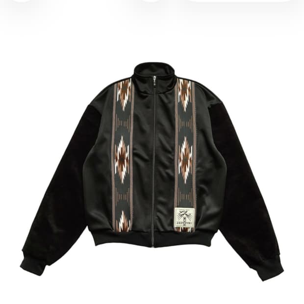 캐피탈 스무스 저지 코치 제피르 트랙 자켓 블랙