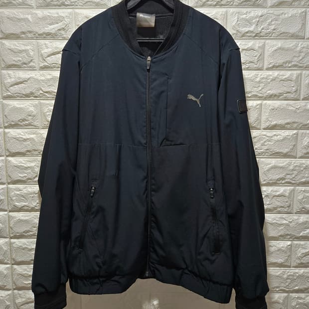 푸마골프 방풍 블루종 봄버 바람막이 자켓 100