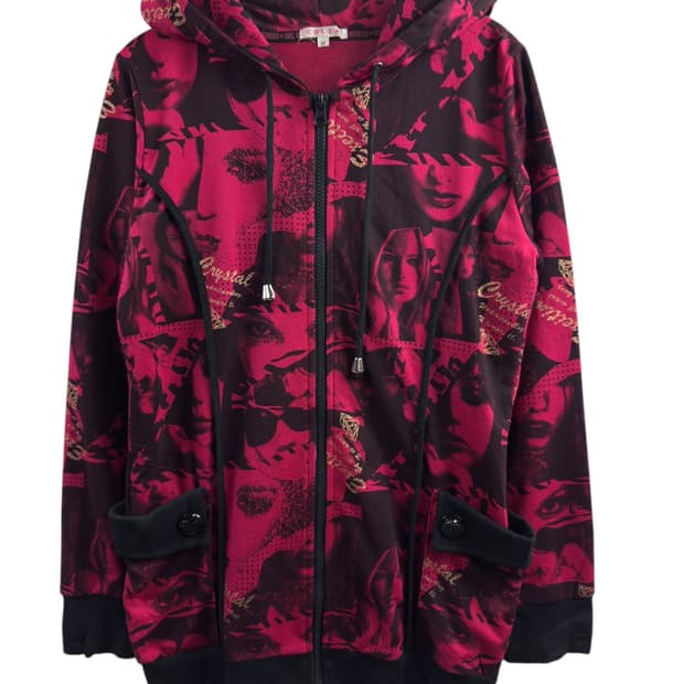 JPN Y2K 갸루 후드집업1480