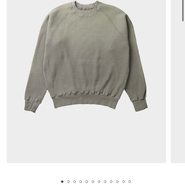 [s] 랜덤워크 아웃피터스 와플 크루넥