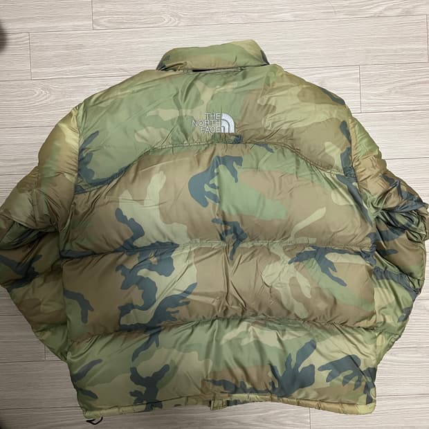 노스페이스 카모 눕시 센터로고 M사이즈