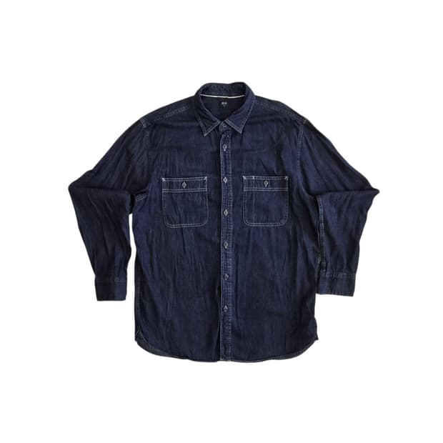 Uniqlo 유니클로 XL 데님 워크 셔츠