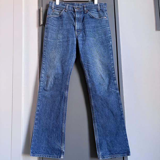 (34x32) 리바이스 517 오렌지탭 USA 중청 데님