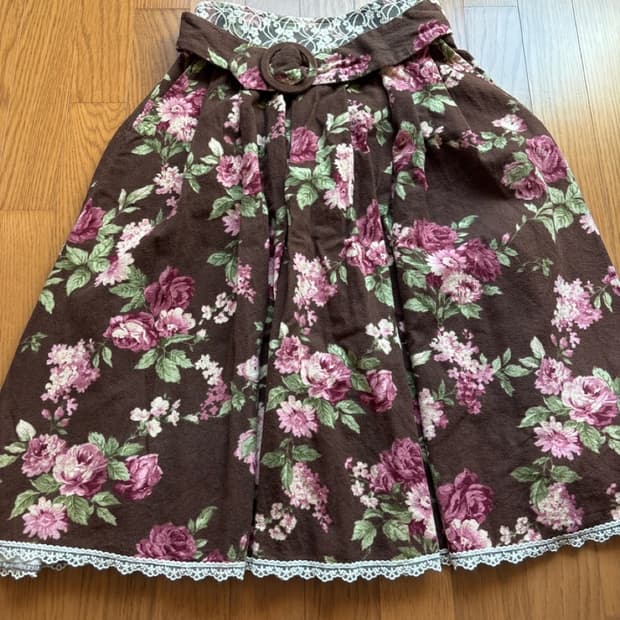 모리걸 히메 레이스 플레어 스커트