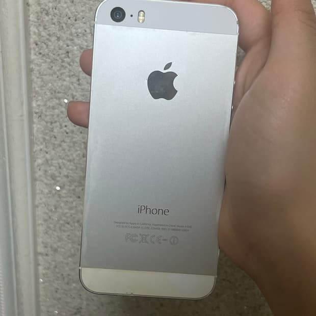 아이폰5s 실버 
