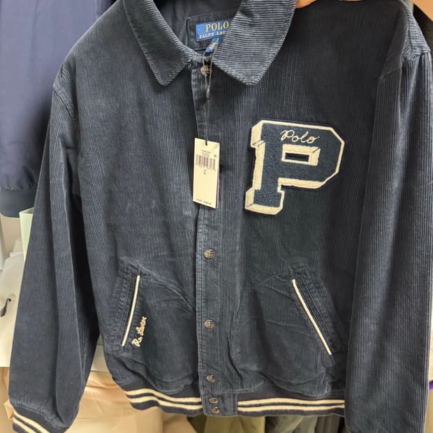 폴로 레터맨 바시티 L 새상품