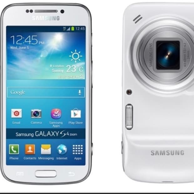 삼성 갤럭시 s4줌 화이트 디카 감성 카메라 휴대폰