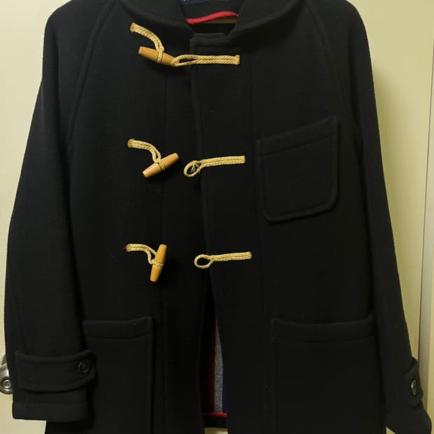 런던트레디션 더플코트 네이비 40