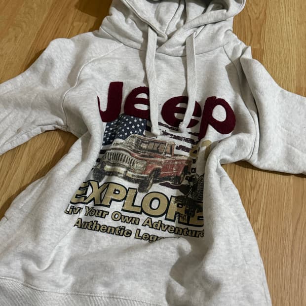 슬림핏 Jeep 후드티