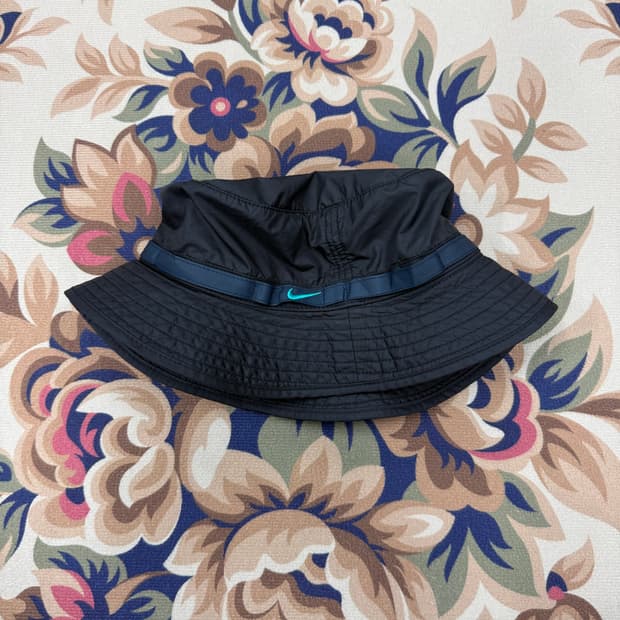 10s나이키 우븐 나일론 버킷햇(블랙)