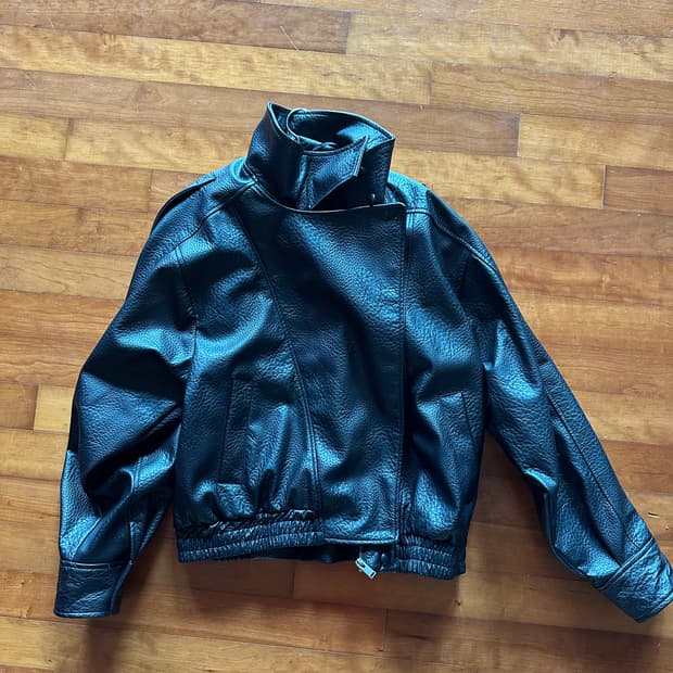 자라 생로랑맛 가죽자켓